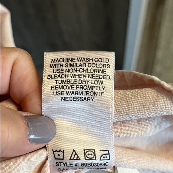 C&C California Soft Pink Linen Button-Down Shirt-Women’s - Picture 6 of 6